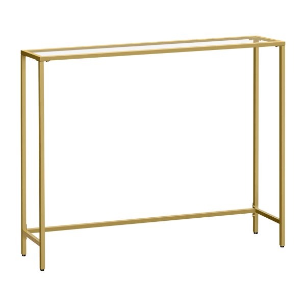Tafelmeerwaarde - Stijlvolle Woon - Gehard Glas - Verstelbare Poten - Goud