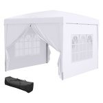 Prieel - LuxeLife - UV-bescherming - Stalen frame - Wit
