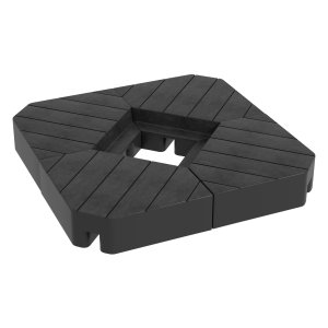 Parasolvoet - Luxaflex - 4-delig - Zweefparasol - Zwart