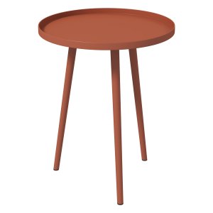 Tuinbijzettafel - Stijlvolle Tuinmeubelen - Weerbestendig - Verhoogde rand - Rood