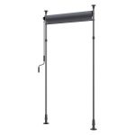 Balkonscherm - Luxeshade - Weerbestendig - Donkergrijs