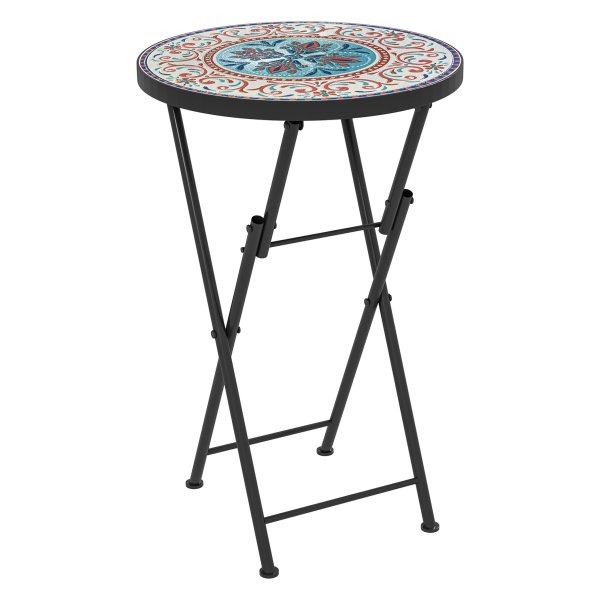 Inklapbare mozaïek bijzettafel - Duurzaam - Multifunctioneel - Multicolor