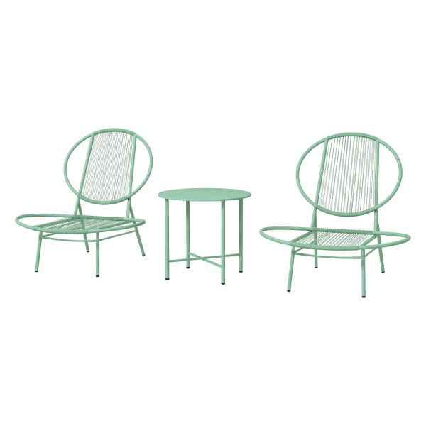 Tuinmeubelset - Ergonomische Tuinstoelen - Weerbestendig - Groen