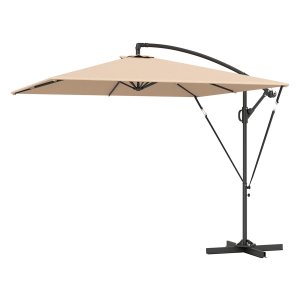 Parasolrek - LuxeLife - Kantelbaar - Waterafstotend - Khaki