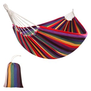 Hangmat - Outdoor Relax - Draagbare Katoenen - Belastbaar 150kg - Veelkleurig