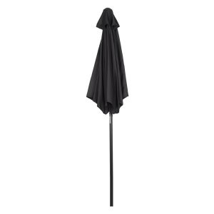 Parasol - SuperSun - Draaibare en windbestendige zwarte parasol