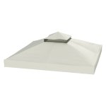 Paviljoendak – Topkwaliteit - Waterdicht – Lichtgrijs