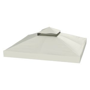 Paviljoendak – Topkwaliteit - Waterdicht – Lichtgrijs