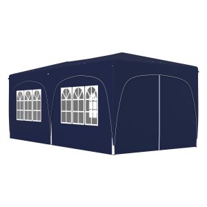 Partyweerbestendig – Opvouwbare Partytent - Waterafstotend – Stabiel - Donkerblauw