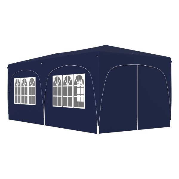 Partyweerbestendig – Opvouwbare Partytent - Waterafstotend – Stabiel - Donkerblauw