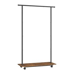 Kapstok - VintageHome - Met plank - 50 kg belasting - Bruin & zwart