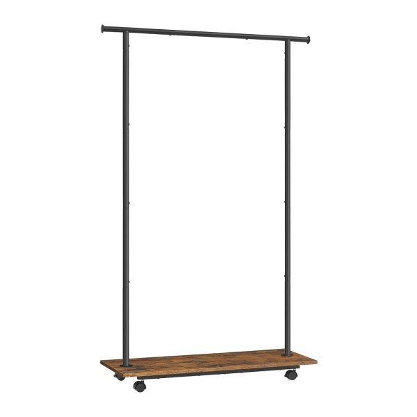 Kapstok - VintageHome - Met plank - 50 kg belasting - Bruin & zwart