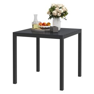 Tuintafel - Weerbestendig - Antislip - Zwart