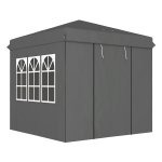 Tuinpaviljoen - Stabiel en waterafstotend - Donkergrijs