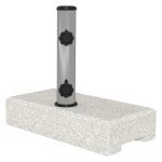 Parasolvoet - LuxHome - Stabiele grip - Universeel - Grijs