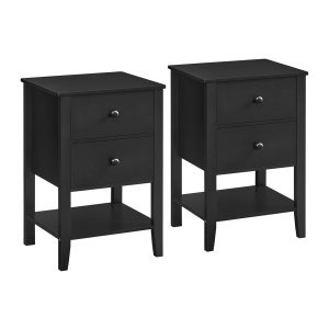 Nachtkastjes - Minimalistisch Merk - 2 Opberglades - Bamboe