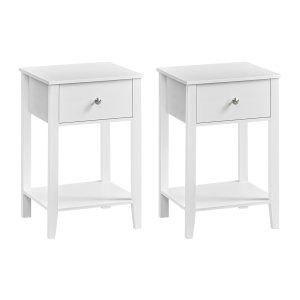 Nachtkastje - Minimalistische Stijl - Wolwit