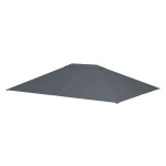 Paviljoendak - Waterafstotend - UV-bescherming - Donkergrijs