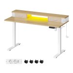 Elektrisch – ZenDesk - Volledig verstelbaar – Geheugenfunctie - Zwart