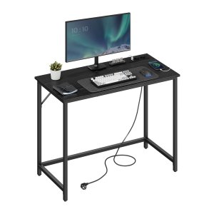 Tafel - Gaming - LED-verlichting - Ruimtebesparend - Zwart