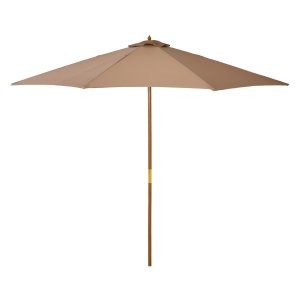 Bamboe - Tuinparasol - Parasol - Bamboe - Khaki
