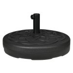 Parasolstandaard - Robuust - Vulbaar - Zwart