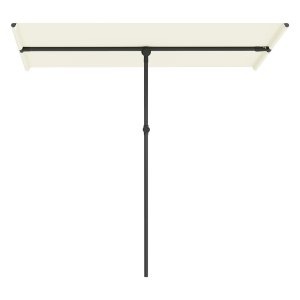 Zonnescherm - Luxsun - Draaibaar en Verstelbaar - Zwevend - Beige