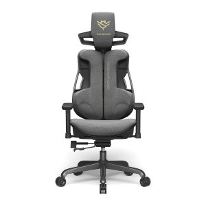 Gamestoel - GamingGear - Hoogte Verstelbaar - Koolstofvezel - Zwart