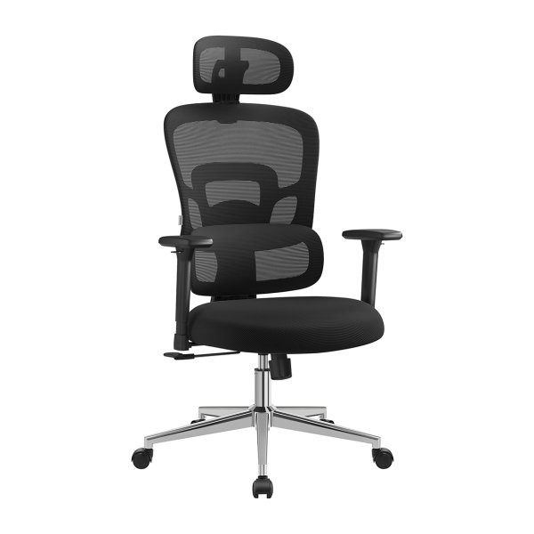 Rugleuning - Topcomfort - Ergonomisch - Verstelbaar - Zwart