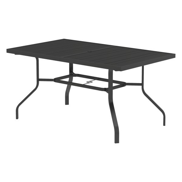 Tuintafel - Staal Design - Weerbestendig - Zwart