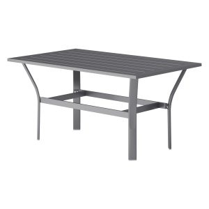 Buitentafel - Balkontafel - Weerbestendig - Gemakkelijk te onderhouden - Donkergrijs
