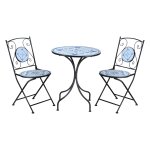 Bistro-set - TrendyLifestyle - Inklapbaar - Stijlvol - Zwart