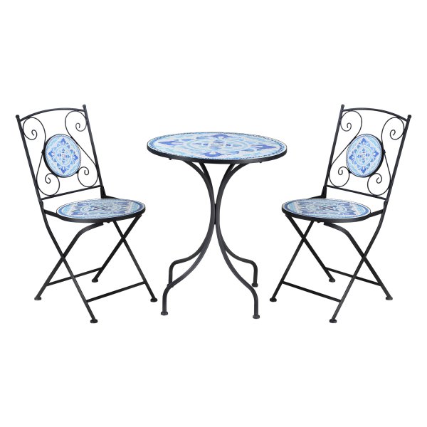 Bistro-set - TrendyLifestyle - Inklapbaar - Stijlvol - Zwart