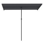 Tuinparasol - MerkX - Draaibaar en verstelbaar - Aluminium - Donkergrijs