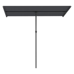Tuinparasol - MerkX - Draaibaar en verstelbaar - Aluminium - Donkergrijs