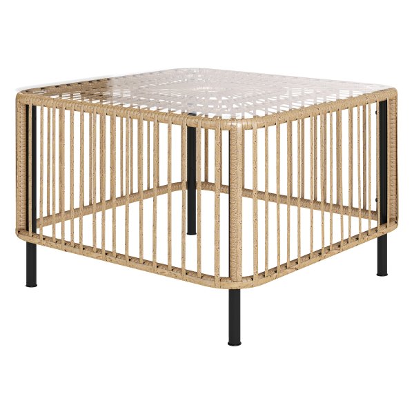 Tuintafel - Luxe Design - Waterbestendig - Glasplaat - Grijs