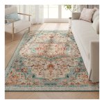 Vloerkleed - Vintage Home – Antislip - Blauw