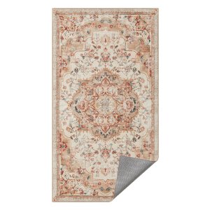 Antislip - Woonkamertapijt - Vintage Stijl – Machinewasbaar - Beige