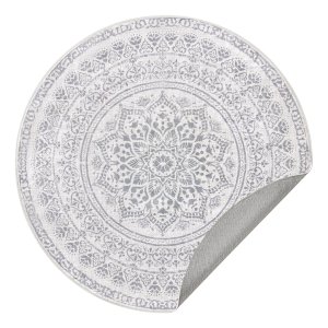 Rondtapijt – WOONKAMER - Anti-Slip - Machinewasbaar - Taupe Grey
