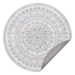 Vloerkleed - Huisrug - Machinewasbaar - Boho Stijl - Duif Grijs