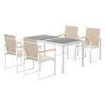 Eethoek – Tafelzo - Verwijderbare eettafel – Stalen frame - Kleurrijk