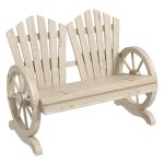 Tuinbank - Stijlvol - Massief hout - Naturel