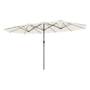 Parasol – LuxStyle - UV-bescherming stalen parasol – Strandparasol - Beige