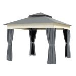 Tuinpaviljoen - Stabiel Winterbestendig - Donkergrijs