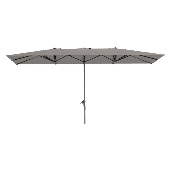 Parasol - LuxeLife - Windbestendig - UV-bescherming - Donkergrijs