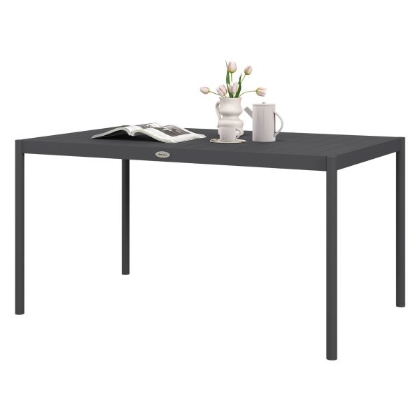 Tafel - TrendyHome - Aluminium - Terras - Donkergrijs