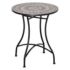 Mozaektafel - Bistrostyle - Keramisch blad - Groen-wit