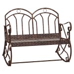 Tuinbank - Vintage Garden - Metaal - Brons-Rood