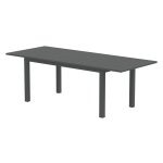 Tuintafel - Weerbestendig aluminium - Uitbreidbaar - Grijs