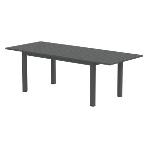 Tuintafel - Weerbestendig aluminium - Uitbreidbaar - Grijs